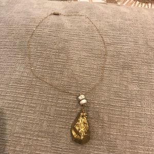 Gold Oyster Necklace